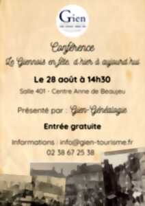 photo Conférence - Le Giennois en fête, d'hier à aujourd'hui