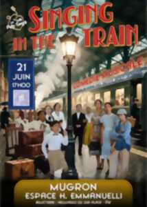 photo comédie musicale singing in the Train