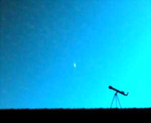 photo Observation de la lune au télescope