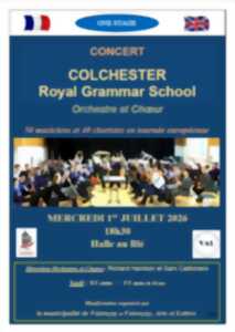 photo Concert Colchester Royal Grammar School