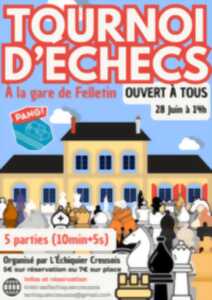 photo Tournoi d’échecs, avec L'échiquier creusois