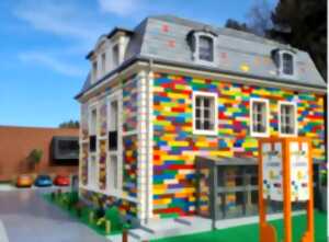 photo Atelier de constrution - oeuvre collaborative: ma ville en Lego