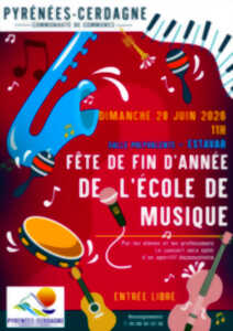 photo FÊTE DE FIN D'ANNÉE DE L'ÉCOLE DE MUSIQUE