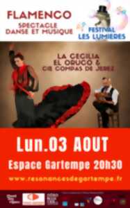 photo Spectacle de FLAMENCO danse chant et musique avec Cie El Compas de Jerez, el Oruco et La Cecilia