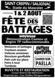 photo Fête des battages à Saint Crépin et Carlucet/Salignac