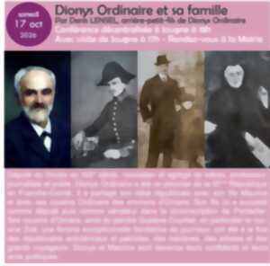 photo Conférence Dyonys Ordinaire et sa famille