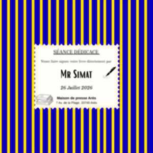 photo Séance signature par Mr Simat