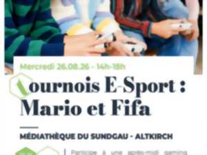 photo Tournois E-Sport: Mario et Fifa