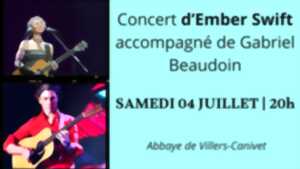 photo Concert d'Ember Swift & Gabriel Beaudoin