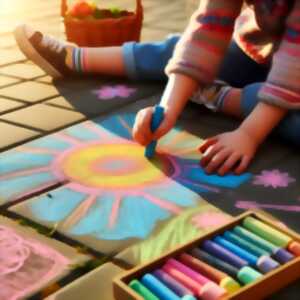 photo Concours de dessins à la craie