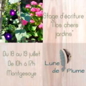 photo Stage d'écriture : Nos chers jardins