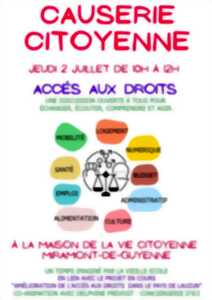 photo Causerie citoyenne : Accès aux droits
