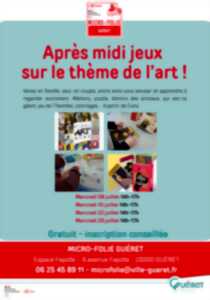 photo Après-midi jeux sur le thème de l'art
