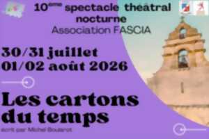 photo Les Cartons du temps | Spectacle théâtral nocturne