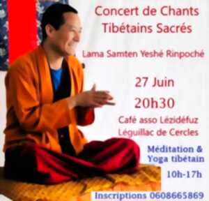 photo Concert de Chants Tibétains Sacrés :Lama Samten Yeshé Rinpoché