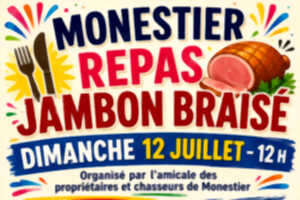 photo Repas jambon braisé