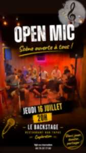 photo OPEN MIC musical au BACKSTAGE