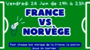 photo Retransmission Match de foot : France vs Norvège