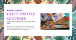 photo Atelier créatif : carte postale souvenir