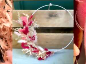 photo Couronne de fleurs séchées