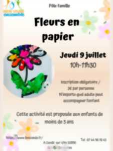 photo Fleurs en papiers