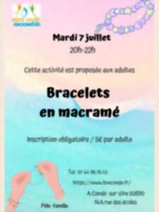 photo Bracelet en macramé