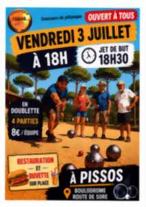 photo Concours de pétanque en nocturne