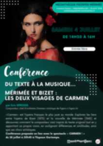 photo Conférence du texte à la musique, Mérimée et Bizet : les deux visages de Carmen