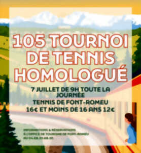 photo 105ᵉ TOURNOI DE TENNIS HOMOLOGUÉ VILLE DE FONT-ROMEU - 7 JUILLET