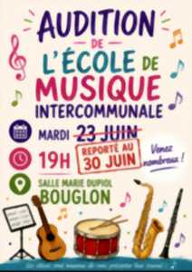 photo Audition de l'école de musique intercommunale