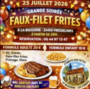 photo Grande soirée Faux-filet frites