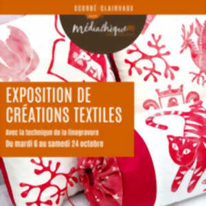 photo Créations textiles et linogravure : exposition