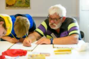 photo Un portrait cubiste à 4 mains, atelier parent-enfant