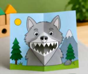 photo Atelier créatif : Création de cartes pop-up : animaux de la forêt