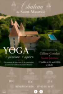 photo Découverte yoga piscine apéritif