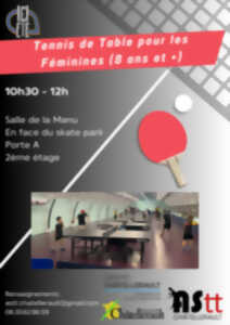 photo Tennis de Table pour les Féminines (8 ans et +)