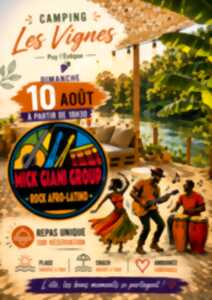 photo Repas concert au camping Les Vignes