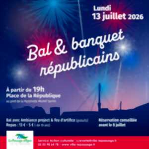 photo Bal et banquet républicains avec feu d'artifice