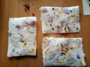 photo Papier fleuri