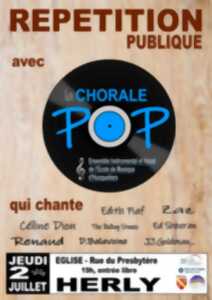 photo Répétition publique avec l'ensemble instrumental et vocal de l'école de musique d'Hucqueliers