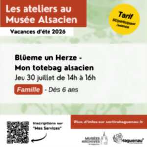 photo Atelier « Blüeme un Herze - Mon totebag alsacien »