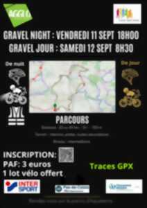 photo Gravel night et Gravel jour