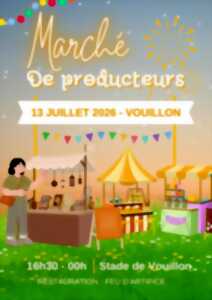 photo Marché des producteurs et feu d'artifice
