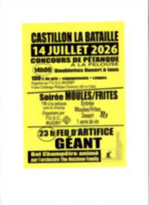 photo Concours de Pétanque à la Pelouse Castillon-La-Bataille