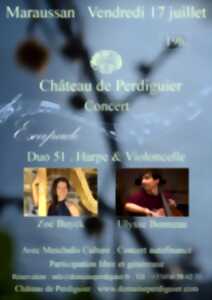 photo CONCERT DE HARPE ET VIOLONCELLE.