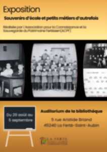 photo Exposition • Souvenirs d’école et petits métiers d’autrefois