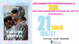 photo Festival Les Faltaisies : (Dé)formation professionnelle solo documentaire autour de l'art de se plier en 4 | AMA