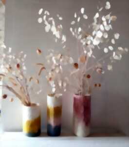 photo Atelier de laine feutrée : le vase