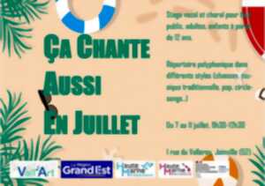 photo Stage vocal et choral : ça chante en Juillet