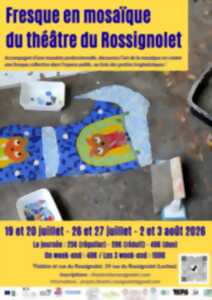photo Fresque en mosaïque - chantier artistique !